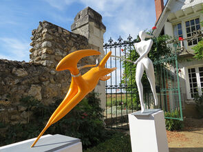 Exposition d'Olivier Caux à la closerie des Pivottières